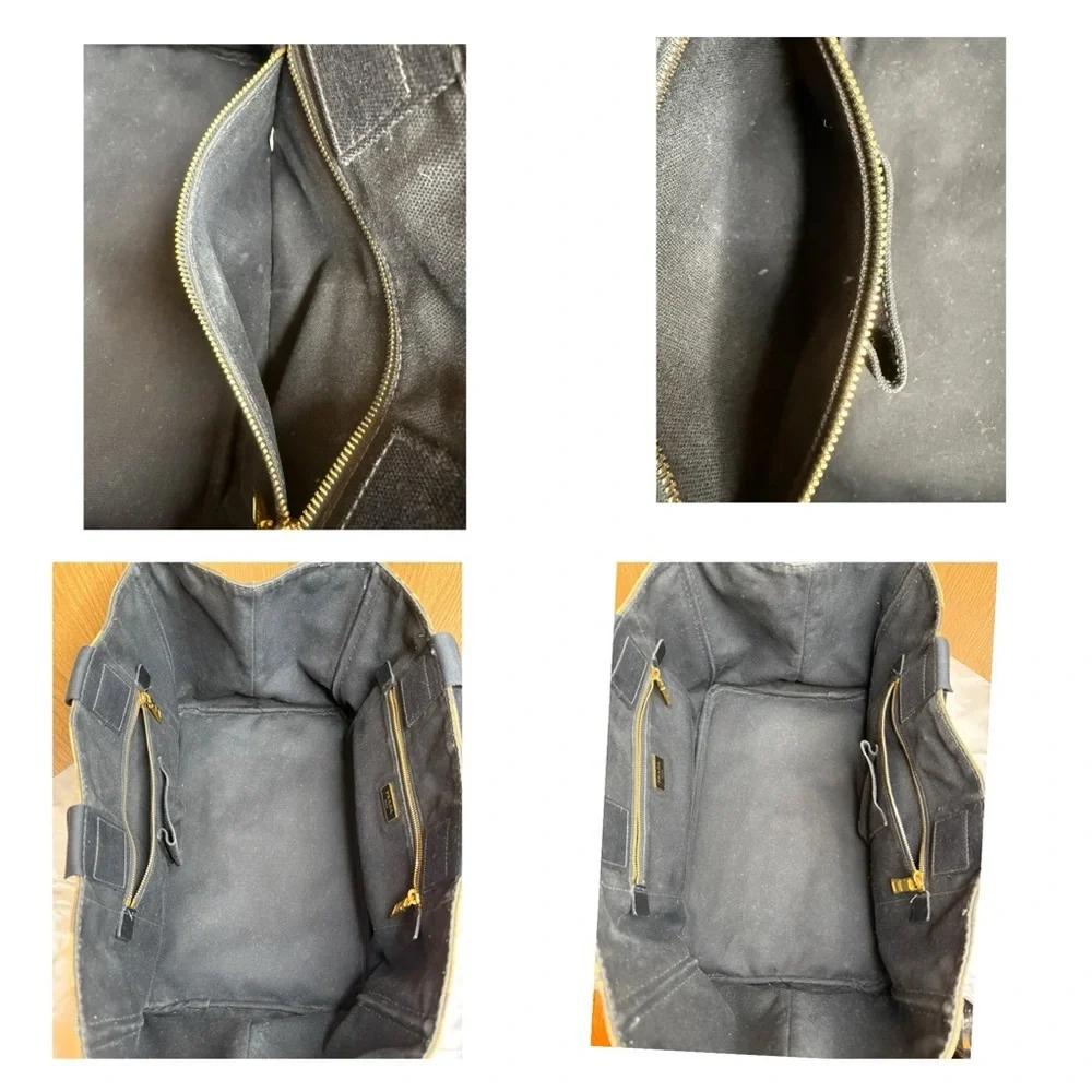 Prada Camo Canvas Tote Bag Structured Everyday Carry All - Picture 8 of 11